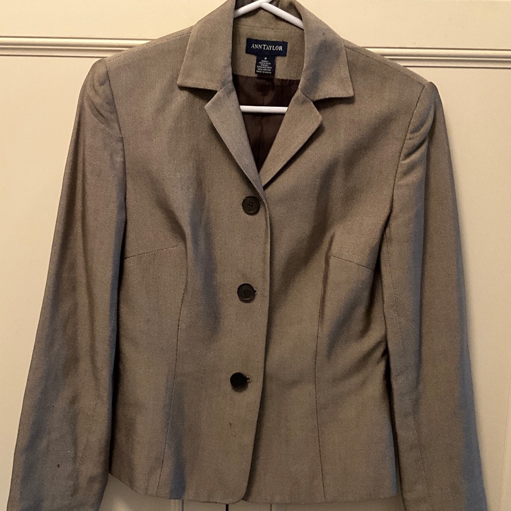 Ann Taylor Dark Academia Blazer Size 2